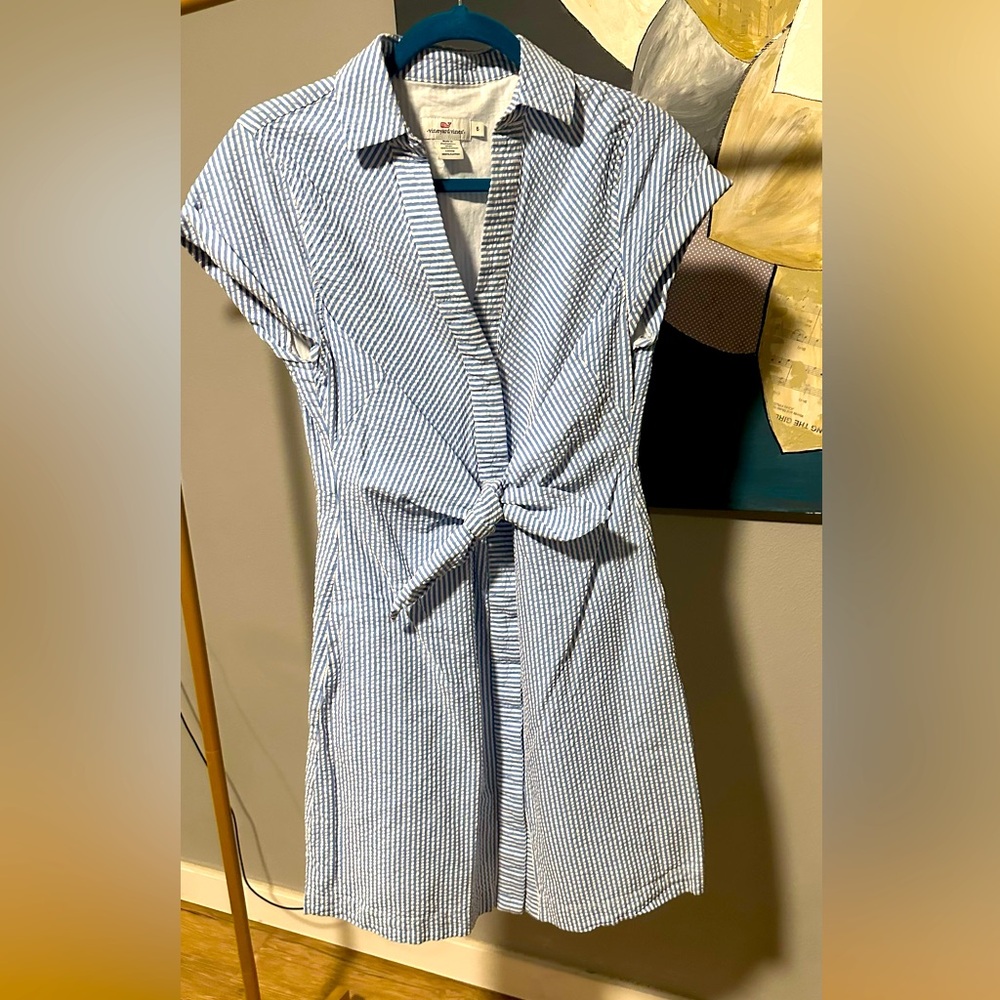 Vineyard Vines Seersucker Dress Sz 6